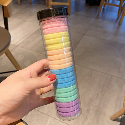 300 kom/kutiji Gumice za kosu u boji slatkiša Gumice za djevojčice Gumice za kosu Traka za kosu Držač za konjski rep Škrunci Prsteni za kosu Dodaci