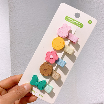 5 kom. Nova korejska slatka dječja kopča za kosu, pokrivala za glavu, modna dječja jednostavna slatka ukosnica s voćem i crtanim filmom.