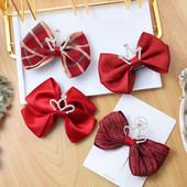 Nove kopče za kosu s velikom mašnom Ukosnice od tkanine za djevojke Krune Dodaci za kosu Slatka dječja pokrivala za glavu Kopča za šiške sa strane Modni dodaci