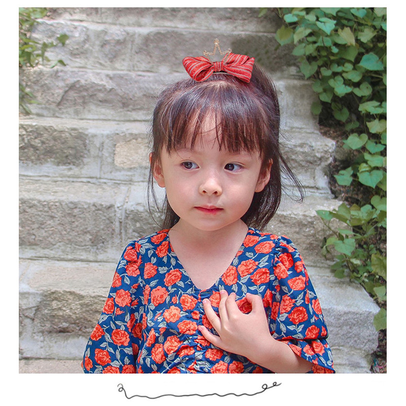 Nove kopče za kosu s velikom mašnom Ukosnice od tkanine za djevojke Krune Dodaci za kosu Slatka dječja pokrivala za glavu Kopča za šiške sa strane Modni dodaci