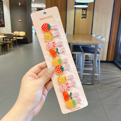 10KOM Nove modne djevojačke crtane slike, slatke dugine tratinčice, kopče za kosu, dječje ljupke ukosnice, ukosnice, pokrivala za glavu, dodaci za kosu