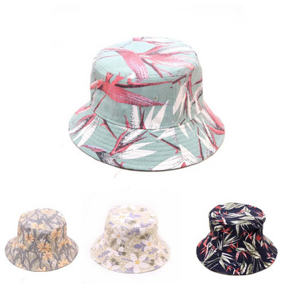 2020-as új divatos halászsapka virágmintás vödörsapka uniszex bob sapkák Hip Hop Gorros férfi női pamut utcai ruházat