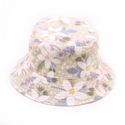 2020 Nová módna rybárska čiapka s kvetinovou potlačou, unisex bob čiapka, hip hopové čiapky, pánske čiapky, bavlnené streetwear