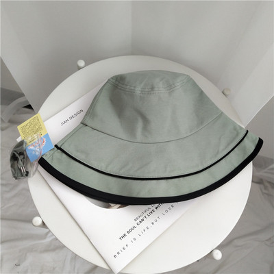 Pălărie de soare nouă, de vară, pliabilă, pentru femei, cu protecție solară în aer liber, din bumbac, pentru pescuit, pentru vânătoare, anti-UV, cu boruri largi, pălărie de soare cu găleată