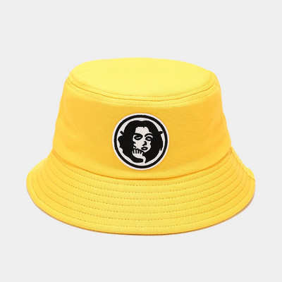 Nauja vasarai būdinga skrybėlė Siuvinėjimas Grožis Medvilnė Apsauga nuo saulės Žvejo kepuraitė Moteriška Panama Bob Gorro Pescador