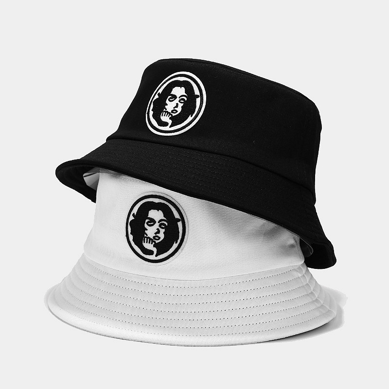 Nauja vasarai būdinga skrybėlė Siuvinėjimas Grožis Medvilnė Apsauga nuo saulės Žvejo kepuraitė Moteriška Panama Bob Gorro Pescador