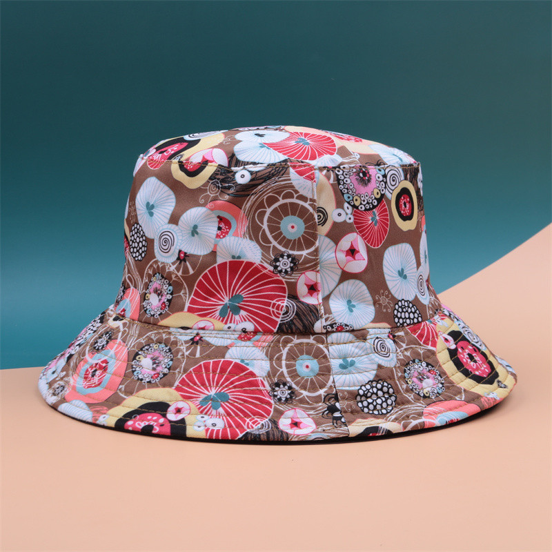 Pălărie cu găleată cu protecție solară de vară pentru copii șapcă Panama imprimeu Hip Hop Gorros Pescuit Pălării de pescar Îmbrăcăminte dublă la modă