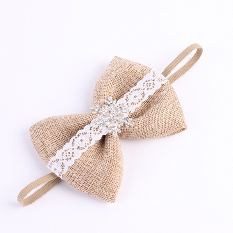 Princesės audeklo lanko derinys Kibirkščiuojantis kalnų krištolas centre. Vestuvinis lankas galvos apdangalas mergaičių plaukų aksesuaras