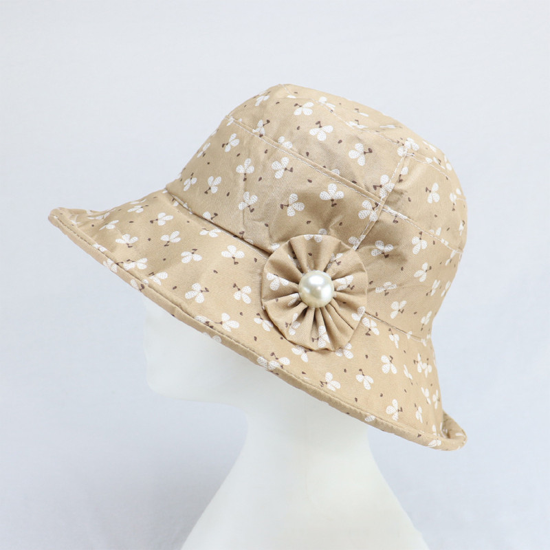 Femeie Primăvara Vară Vârsta mijlocie și bătrână Mamă Vizor Șapcă găleată Pălărie de soare Bonnetă respirabilă Pălărie de pescar