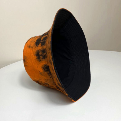 Nou model de pictură cu cerneală cu vopsea cravată Pălărie de pescar Pălărie pentru femei Moda pe două fețe Pălării cu găleată Bărbați Hip-hop Cremă solară șapcă Panama