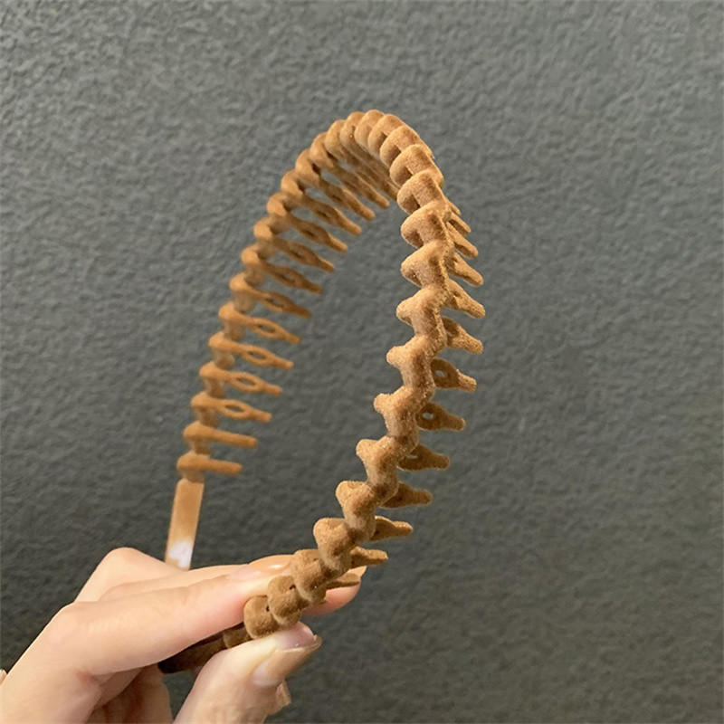 „TwinkLei Solid“ pleiskanojanti galvos juosta, apvyniojama plaukų lanku, rėmelis su dantukais, neslystantis plaukų juostos galvos apdangalas, skirtas moterims, mergaičių plaukų aksesuarai