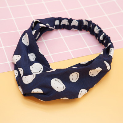 Divat Női Lányok Nyári Bohém Hajpántok Nyomtatott Fejpántok Vintage Cross Turbán Bandage Bandánok Hajpántok Kiegészítők