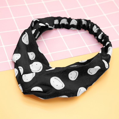 Divat Női Lányok Nyári Bohém Hajpántok Nyomtatott Fejpántok Vintage Cross Turbán Bandage Bandánok Hajpántok Kiegészítők