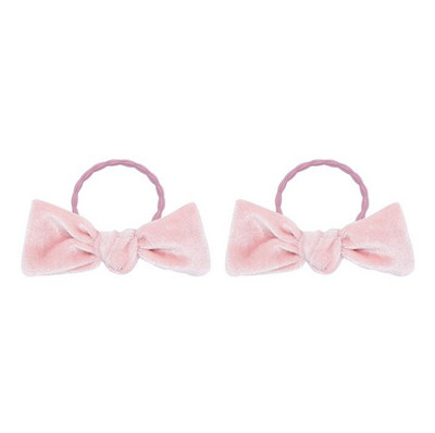 Visokokvalitetne baršunaste mašne za kosu s čvorovima za djevojčice 4 kom/komplet Boutique dječje elastične vezice za kosu Trake za malu djecu Držač za konjski rep