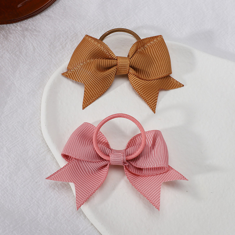 5/10/15 db/tétel Grosgrain Ribbon Pigtail Haj masnik Elasztikus hajkötők Hajgumik Tartók Lányok Hajkiegészítők csecsemőknek