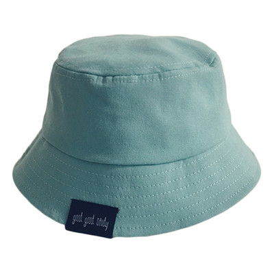 Mala djeca Zaštita od sunca Šešir širokog oboda Harajuku naljepnica sa slovima Jednostavna jednobojna sklopiva panama ribarska kapa