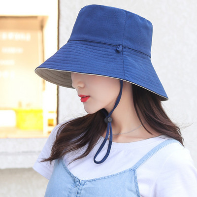 Unisex dome boonie šešir s dugim obodom, reverzibilna meka kapa za zaštitu od sunca