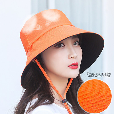 Unisex dome boonie šešir s dugim obodom, reverzibilna meka kapa za zaštitu od sunca