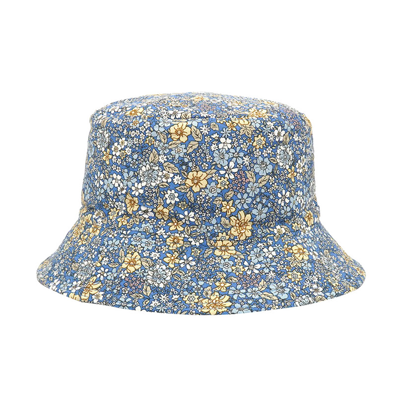 Ženska zaštita od sunca Udobna za putovanja na otvorenom Dvostrani univerzalni šešir s kantom Meki cvjetni print Prozračan Perivi prijenosni