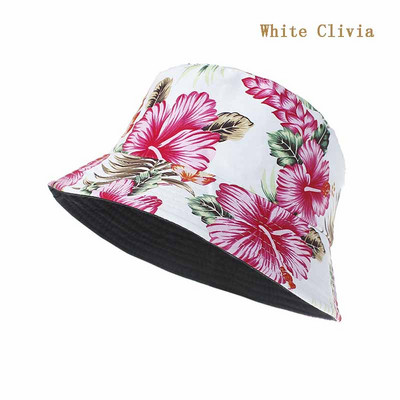 Novi ženski šešir s kantom proljeće ljeto Modni ribarski šešir s printom suncokreta, elastični dvostrani mekani pamučni ženski šešir za sunčanje W063