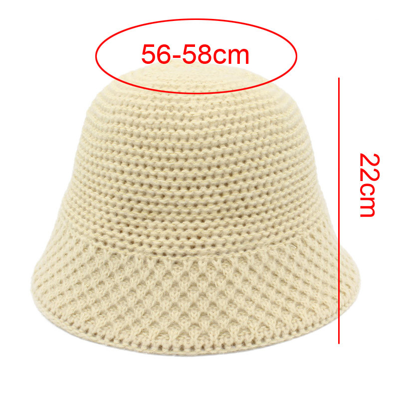 Zimska ženska kapa s kantom Pletena topla ribička kapa Ženska debela topla modna korejska zimska vunena kapa s kupolastom kapom s kantom