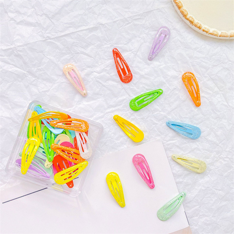 10 ks/sada 3 cm mini BB sponiek pre dievčatká, roztomilé lesklé sponky do vlasov, vlasové doplnky, pokrývky hlavy