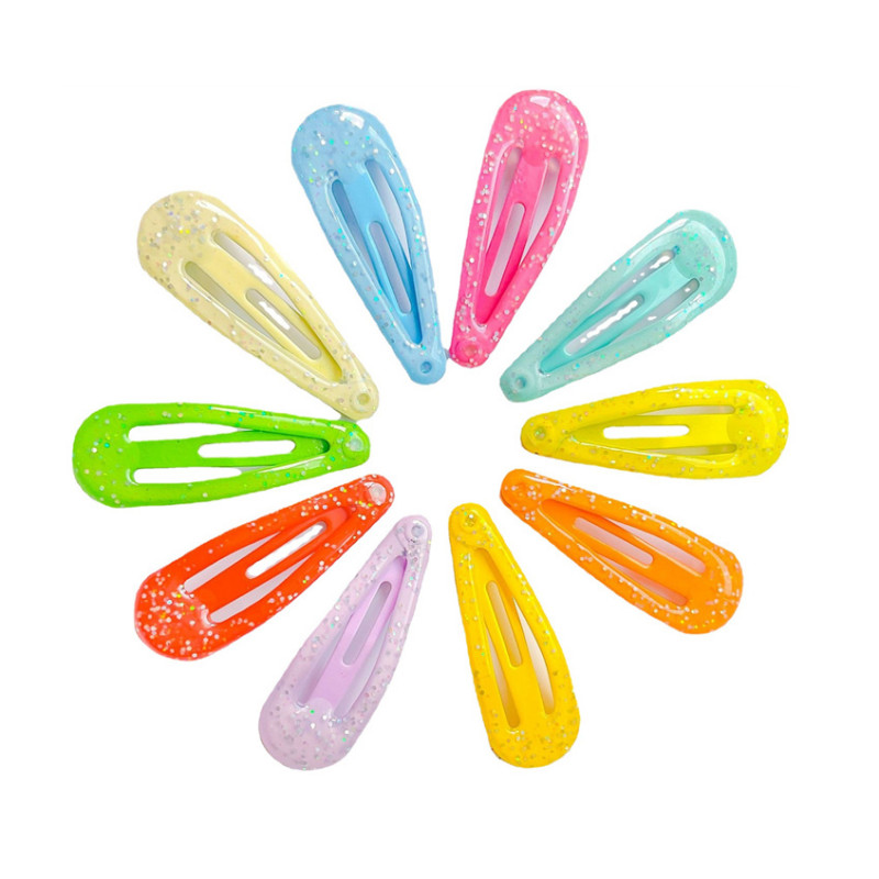 10 ks/sada 3 cm mini BB sponiek pre dievčatká, roztomilé lesklé sponky do vlasov, vlasové doplnky, pokrývky hlavy