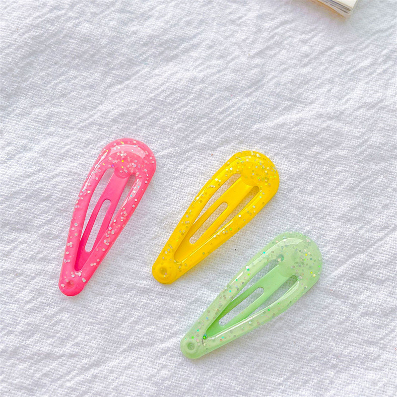 10 ks/sada 3 cm mini BB sponiek pre dievčatká, roztomilé lesklé sponky do vlasov, vlasové doplnky, pokrývky hlavy