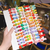 26PCS/set Dječji dodaci za kosu Cvjetni zec Crtić Ukosnice za djevojčice Kawaii slatke male kopče za kosu Dekoracija frizure