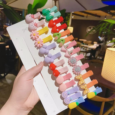 26PCS/set Dječji dodaci za kosu Cvjetni zec Crtić Ukosnice za djevojčice Kawaii slatke male kopče za kosu Dekoracija frizure