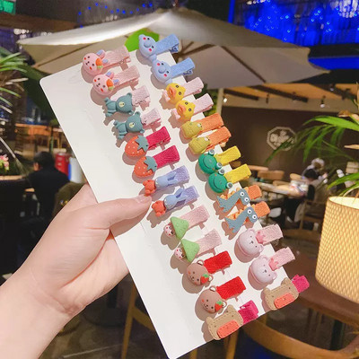 26PCS/set Dječji dodaci za kosu Cvjetni zec Crtić Ukosnice za djevojčice Kawaii slatke male kopče za kosu Dekoracija frizure