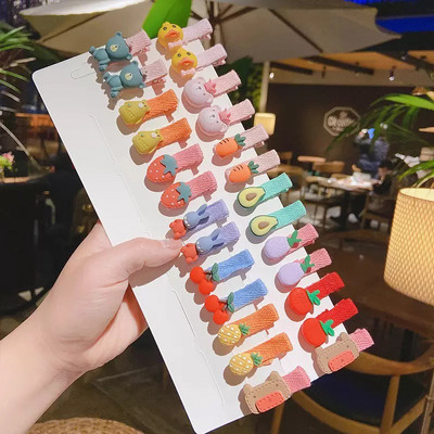 26PCS/set Dječji dodaci za kosu Cvjetni zec Crtić Ukosnice za djevojčice Kawaii slatke male kopče za kosu Dekoracija frizure