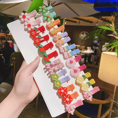 26PCS/set Dječji dodaci za kosu Cvjetni zec Crtić Ukosnice za djevojčice Kawaii slatke male kopče za kosu Dekoracija frizure