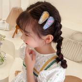 5 vnt. / rinkinys Saulėti vaikų greito smėlio plaukų segtukai Mieli mergaičių kirpčiukai BB segtukai vaisiai gėlės saldainiai karūna Barrettes madingi galvos apdangalai