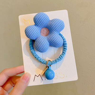 1kom Dječje cvijeće Mašna Glava Uže Elastična gumica Dječji slatki prsten za kosu Napravi punđu Djevojka Držač za konjski rep Guma Dječji dodaci za kosu