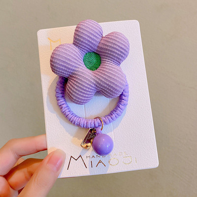 1kom Dječje cvijeće Mašna Glava Uže Elastična gumica Dječji slatki prsten za kosu Napravi punđu Djevojka Držač za konjski rep Guma Dječji dodaci za kosu