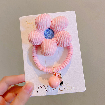 1kom Dječje cvijeće Mašna Glava Uže Elastična gumica Dječji slatki prsten za kosu Napravi punđu Djevojka Držač za konjski rep Guma Dječji dodaci za kosu