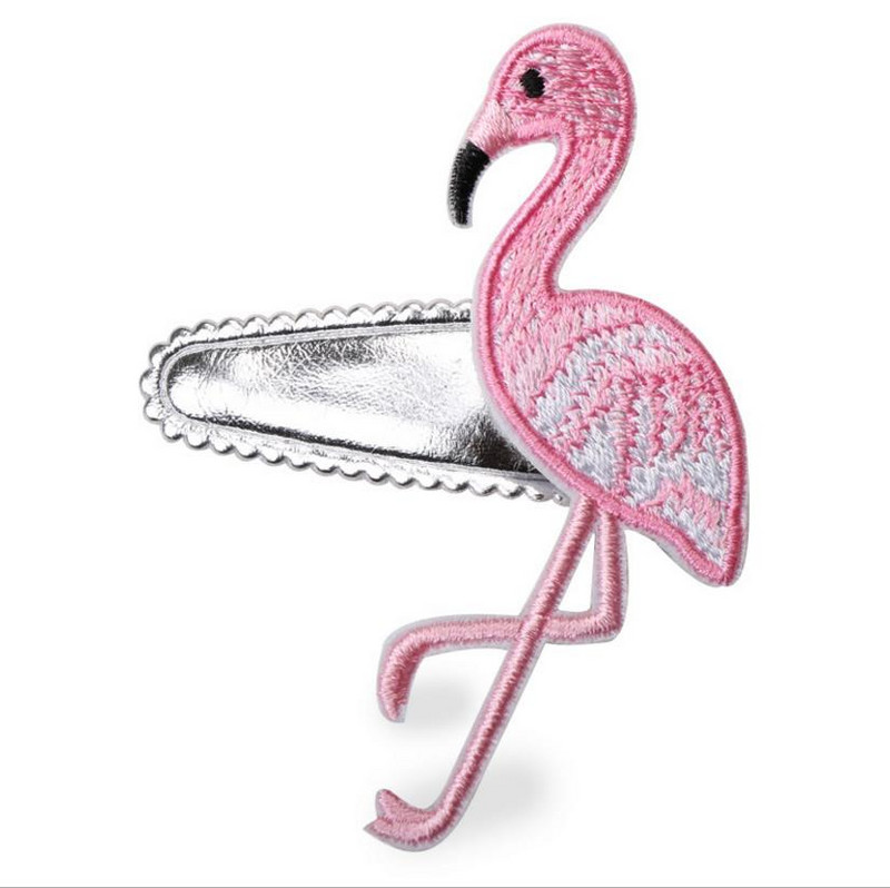 Djeca Djevojčice Slatki flamingosi Traka za kosu Kopča Pokrivala za glavu INS Hot Životinje Ukosnice Dodaci Trake za kosu obruč Dječja frizura K4