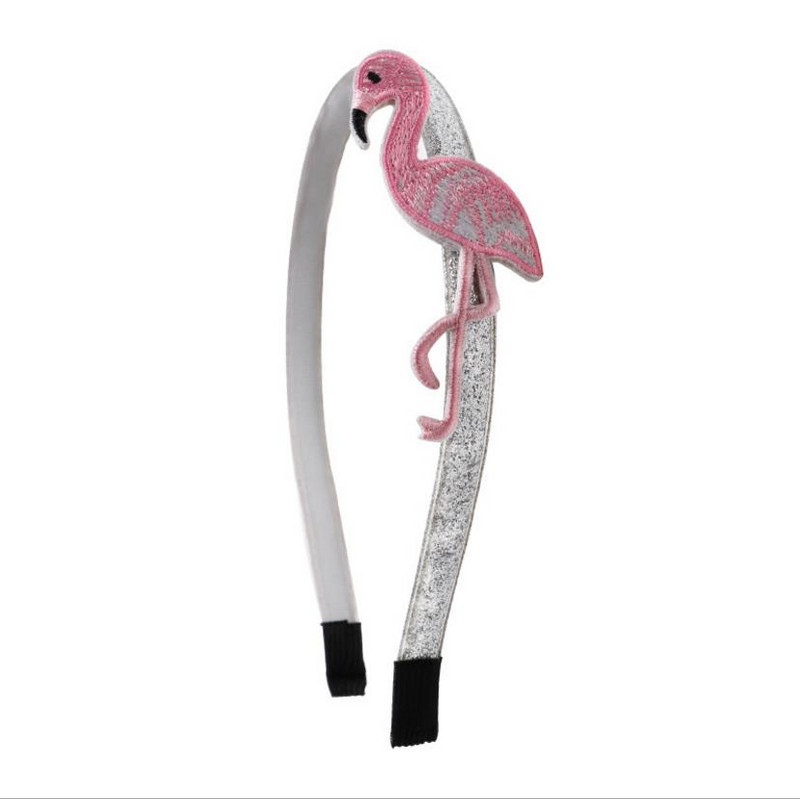 Djeca Djevojčice Slatki flamingosi Traka za kosu Kopča Pokrivala za glavu INS Hot Životinje Ukosnice Dodaci Trake za kosu obruč Dječja frizura K4