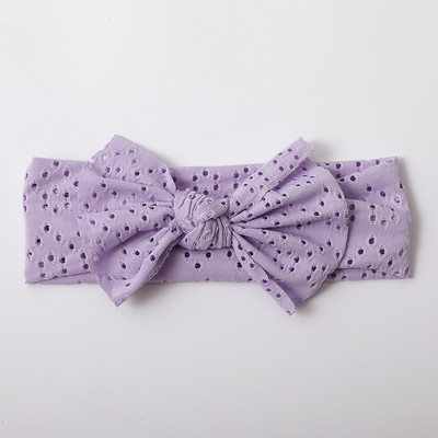 Новородено момиче Лента за глава Лента за коса с лък за новородено Шапки Мека еластична лента за глава с бантик Тюрбан за деца Аксесоари за глава