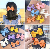 2/3 bucăți/set funde de pânză pentru fete agrafe de păr frânghii de păr pentru copii benzi de păr elastice benzi de cauciuc suport pentru coadă de cal accesorii de păr