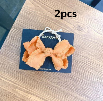 2/3 bucăți/set funde de pânză pentru fete agrafe de păr frânghii de păr pentru copii benzi de păr elastice benzi de cauciuc suport pentru coadă de cal accesorii de păr