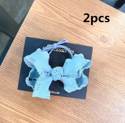 2/3 bucăți/set funde de pânză pentru fete agrafe de păr frânghii de păr pentru copii benzi de păr elastice benzi de cauciuc suport pentru coadă de cal accesorii de păr