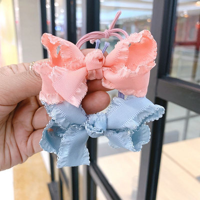 2/3 bucăți/set funde de pânză pentru fete agrafe de păr frânghii de păr pentru copii benzi de păr elastice benzi de cauciuc suport pentru coadă de cal accesorii de păr