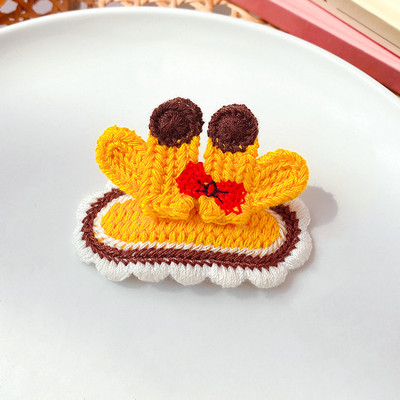 Rankų darbo nėrimo vąšelio mezgimas vilnoniai verpalai plaukų segtukai megzti plaukų segtukai plaukų segtukai plaukų papuošalai aksesuarai mergaitėms moterims