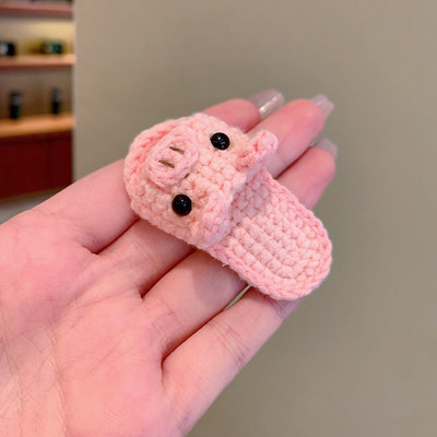 Rankų darbo nėrimo vąšelio mezgimas vilnoniai verpalai plaukų segtukai megzti plaukų segtukai plaukų segtukai plaukų papuošalai aksesuarai mergaitėms moterims