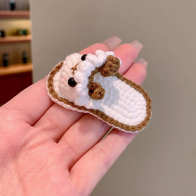 Rankų darbo nėrimo vąšelio mezgimas vilnoniai verpalai plaukų segtukai megzti plaukų segtukai plaukų segtukai plaukų papuošalai aksesuarai mergaitėms moterims