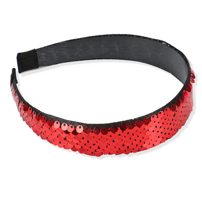 Nové európske a americké obojstranné flitrované 2,5 cm morská panna vlásenka čelenka vlasová páska roztomilé dievčenské vlasové doplnky