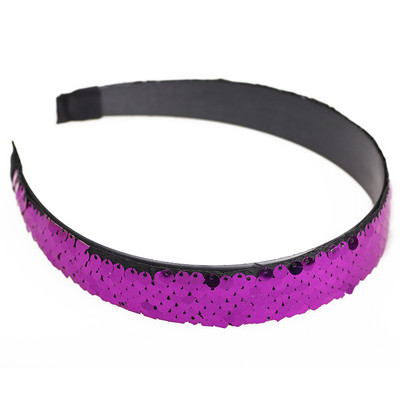 Nové európske a americké obojstranné flitrované 2,5 cm morská panna vlásenka čelenka vlasová páska roztomilé dievčenské vlasové doplnky