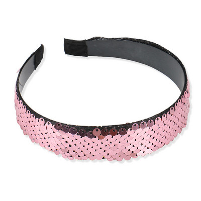 Nové európske a americké obojstranné flitrované 2,5 cm morská panna vlásenka čelenka vlasová páska roztomilé dievčenské vlasové doplnky